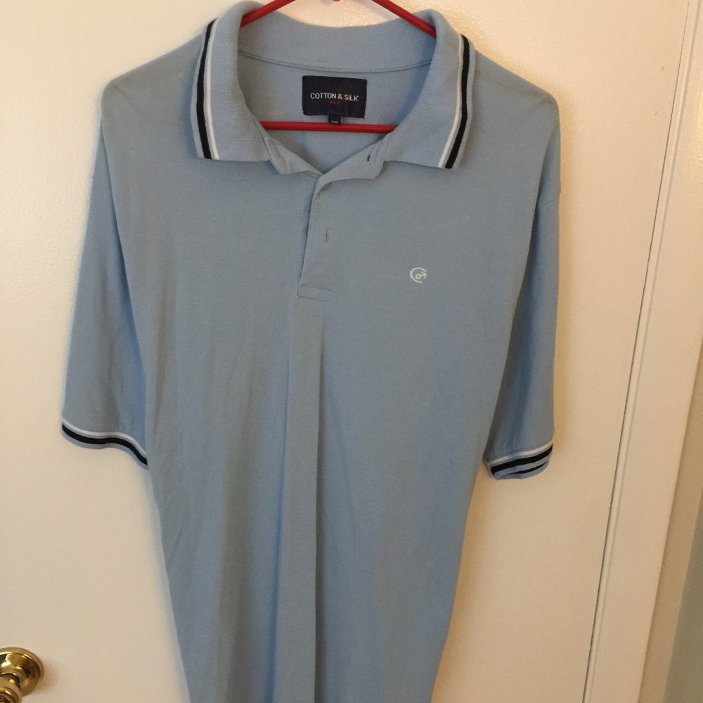 Cotton and Silk Polo XL